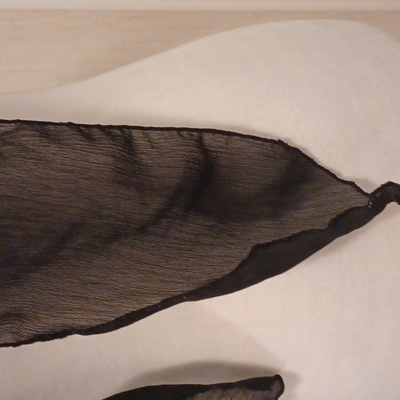 $4 Add-on New Sheer Black Fabric Belt/Scarf - Picture 3 of 3